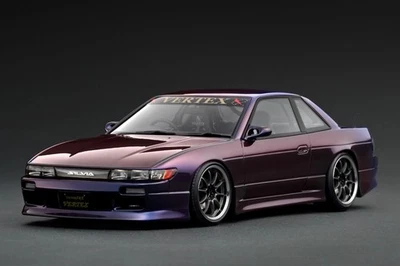 Ignition model IG3586 1/18 VERTEX S13 Silvia Violet Métal 17-inch CE28N-type - Photo 1/4