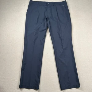 J. Lindberg Hose Herren 38x34 Performance Golf Chino Regular Fit Navy Poly - Bild 1 von 12