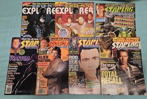 Vintage 1980s & 1990s "STARLOG" & "EXPLORER" Magazine Lot - Batman, Star Trek - Bild 1 von 7