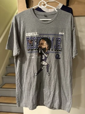 Camiseta Talla Mediana Odell Beckham JR. Gráfico Logo Foto 1 de 2