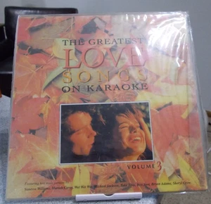 GREATEST LOVE SONG VOLUME 3 Laserdisc LD KARAOKE - Imagen 1 de 2