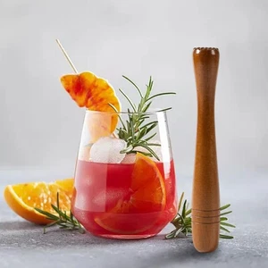 Muddler Wood Muddler Hand Pressure Drinkware Tool Manual Juice for Bar - Picture 1 of 7