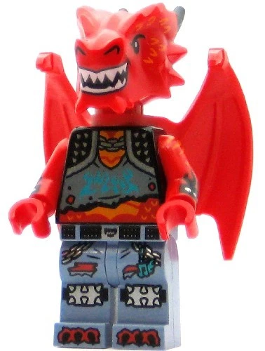 LEGO Vidiyo Minifigura Dragón de Metal (Genuino) Foto 1 de 1