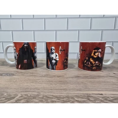 ¡¡Juego de 3 tazas de café Star Wars Classic!! Captain Phasma, Kylo Ren y Stormtrooper Foto 1 de 4