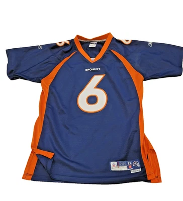 Camiseta deportiva de fútbol Reebok Denver Broncos Jay Cutler #6 manga corta juvenil XL 18-20 Foto 1 de 4