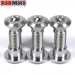Suzuki Hayabusa GSX1300R B-King Titanium Rear Brake Disc Rotor Bolts, 2008-2020 - Picture 1 of 3