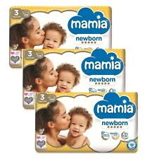 Mamia Baby Newborn Nappies Size 3 Nappy 3 X 56, 4-9kg Dry Fast Soft Diaper Aldi