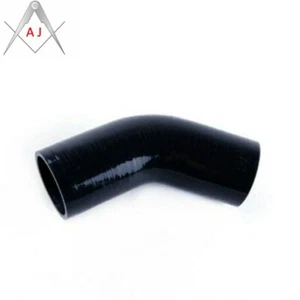 ID 2 1/8" inch 54 to 54mm 45Degree Silicone Hose Elbow Bend Rubber Coolant Hose - Picture 1 of 4