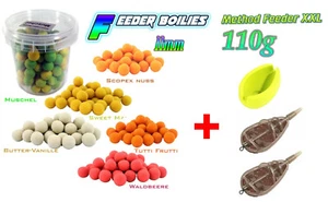 Method Feeders XXL Set 110g + 11mm Feeder-Boilies 80g Dose Muschel #1 - Bild 1 von 3