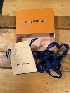 Louis Vuitton Wallet / Card Case Drawer Box.  New Condition w/ Pouch & Ribbon - Picture 1 of 2