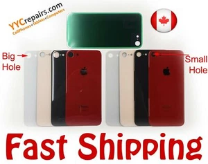 Objectif caméra arrière grand anneau trou couvercle cadre lentille en verre remplacement pour iPhone 8 - Photo 1 sur 1