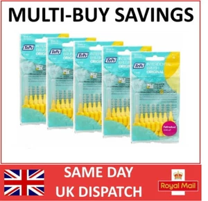 TePe Interdental Brushes 0.7mm Yellow - 5 packets - Multibuy savings - Picture 1 of 1