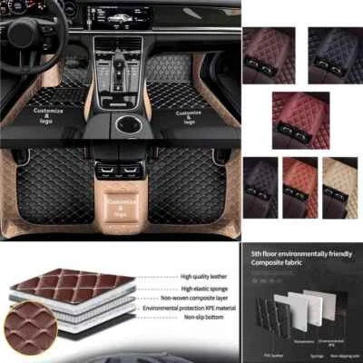 For Nissan Pathfinder-Qashqai-Quest-Rogue Car Floor Mat Carpets Waterproof Auto Foto 1 de 4