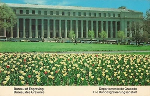 Bureau of Engraving Building Architecture Washington DC Vintage Postcard  - Picture 1 of 2