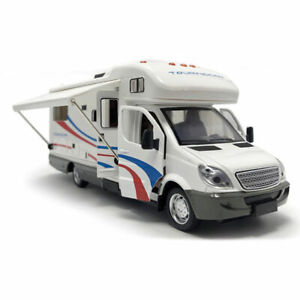 1:32 Camper Motorhome Van Model Car Diecast Toy Car Kids Gift Sound Light White