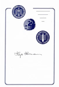 Libro firmado por Ace Hajo Herrmann de luchador nocturno alemán de la Segunda Guerra Mundial - Imagen 1 de 1