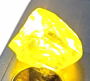 Fresh Offer 367 Ct Certified Yellow Zircon Rock Uncut Rough Loose Gemstone AKR - Picture 1 of 14