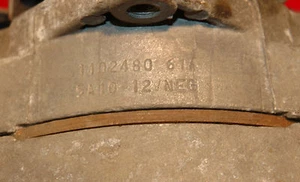 1975 CORVETTE CAMARO CHEVELLE NOVA 1102480 DATED 5A10 61AMP ALTERNATOR AC USED - Picture 1 of 2
