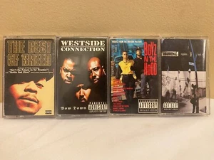 4 90'S RAP CASSETE BUNDLE (MC BREED, WESTSIDE CONNECT, BOYZ N THE HOOD,WARREN G) - Picture 1 of 2