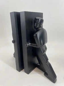 Kikkerland Chris Collicott Pushing Bookends - Picture 1 of 7