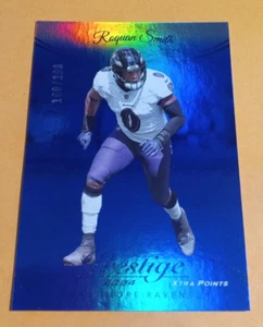 2024 Prestige Xtra Points #24 Roquan Smith Azul Paralelo - 100/299 - Cuervos - Imagen 1 de 3