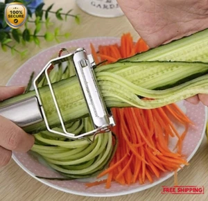 1pc Stainless Steel Vegetable Peeler - Sharp & Durable Kitchen Tool - NEW - Picture 1 of 11