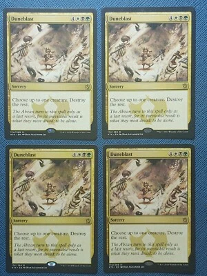 MTG 4x Duneblast x4 NM Khans of Tarkir Magic Playset - Image 1 of 2