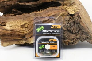 Fox Edges Camotex Stiff 35lb 15,9kg 20m Vorfachschnur Camo Karpfenangeln NEW - Picture 1 of 2