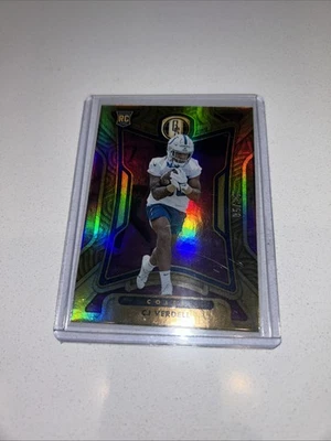 CJ Verdell AUTO /25 2022 Gold Standard Rookie #150 Colts Football Card 05/25 - Image 1 of 4