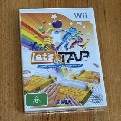 SEALED -Let’s Tap - Nintendo Wii Game - SEGA - Tap Into A New Party Experience! - Image 1 of 4