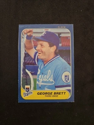 ⚾1986 Fleer 盒底 George Brett #C-2⚾EX⚾ — 第 1/2 张图片
