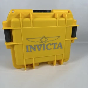 Orologio Invicta 3 Slot Dry Box - Giallo Ottime Condizioni - Foto 1 di 8