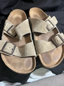Birkenstock Wildleder taupe Arizona Größe 38 - Bild 1 von 7