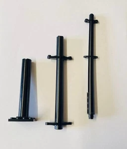 Lego Bootsmast schwarz komplett Top Middle Base Vintage Pirat Teile Set 6285 6286 - Bild 1 von 7