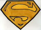 6,5 pouces x 8 pouces cache arrière cape Superman taille enfant entièrement brodée jaune et noire