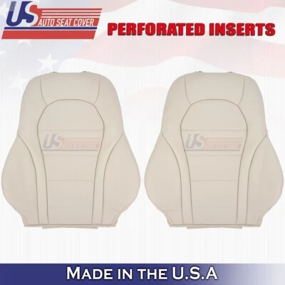 2020 2021 Fits Mercedes Benz GLC350e Driver & Passenger Tops Leather Cover Tan - Image 1 of 4