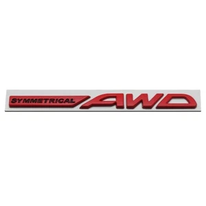Fabricante de equipos originales estilo rojo negro simétrico AWD insignia maletero trasero forester interior Impreza XV - Imagen 1 de 2