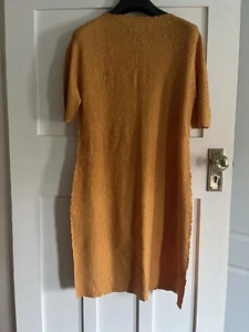 Alpha60 Yellow Textured dress Size S - Picture 1 of 2