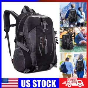 30L Men Women Travel Backpack Rucksack Camping Laptop Hiking School Book Bag USA - Picture 1 of 14