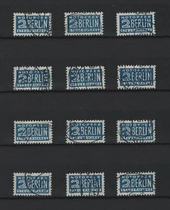 1954 Notopfer 8z gestempelt mehrere Marken zur Auswahl - Bild 1 von 13