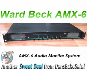 Ward Beck Systems WBS AMX-6 Audio Meter System with 6 Inputs and 2 Speakers - Picture 1 of 7