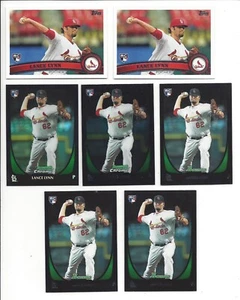 LANCE LYNN 7-RC LOT-2011 TOPPS UPDATE #US114 + 2011 BOWMAN CHROME REFRACTOR #65 - Picture 1 of 2