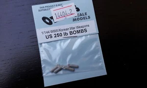 Ozmods 1/144 US 250lb bombs (4 per pack) - Picture 1 of 1