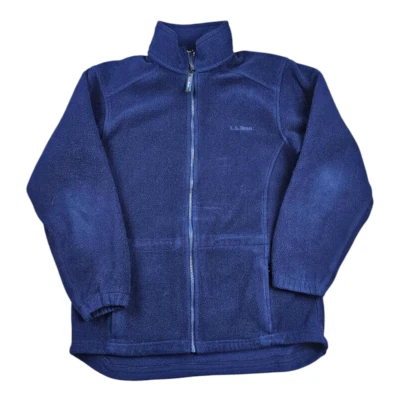 LL Bean Vintage Full Zip Fleece Jacket Mens Medium 90s Gorpcore Sweater Maine - Image 1 of 4