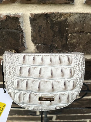 NUEVO CON ETIQUETAS BILLETERA PORTA TARJETAS DE CRÉDITO BRAHMIN BRITT MONEDERO Fairest Grey Melbourne Foto 1 de 4