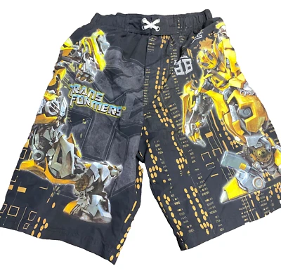 Official Transformers Bumblebee Boys 10/12 Swim Trucks Shorts Summer (FAST SHIP) - Image 1 of 4