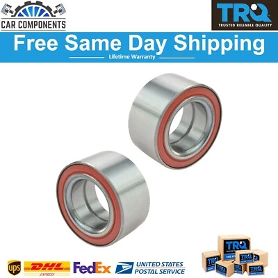 TRQ New Wheel Bearing Set of 2 LH & RH For 1975-2016 Alfa Audi BMW Porsche Saab - image 1 of 4