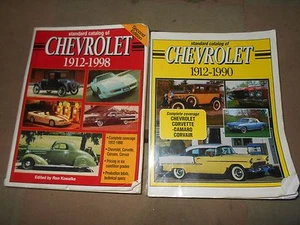 STANDARD CATALOG OF CHEVROLET 1912-1990 AND 2ND EDITION 1912 - 1998 2 BOOKS USED - Picture 1 of 12