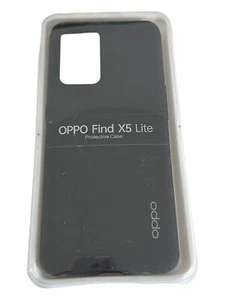 OPPO Find X5 Lite Protective Case - Schwarz - Silikon - Schutzhülle - Original - Bild 1 von 2