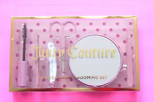 JUICY COUTURE 6pz Set Regalo Strumento Specchio Toelettatura Sopracciglia NUOVO!!!! - Foto 1 di 3